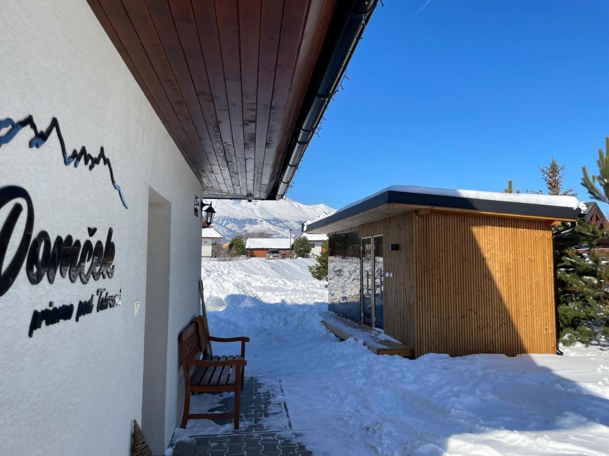 Domcek & Sauna Garden Stará Lesná Exteriér fotografie