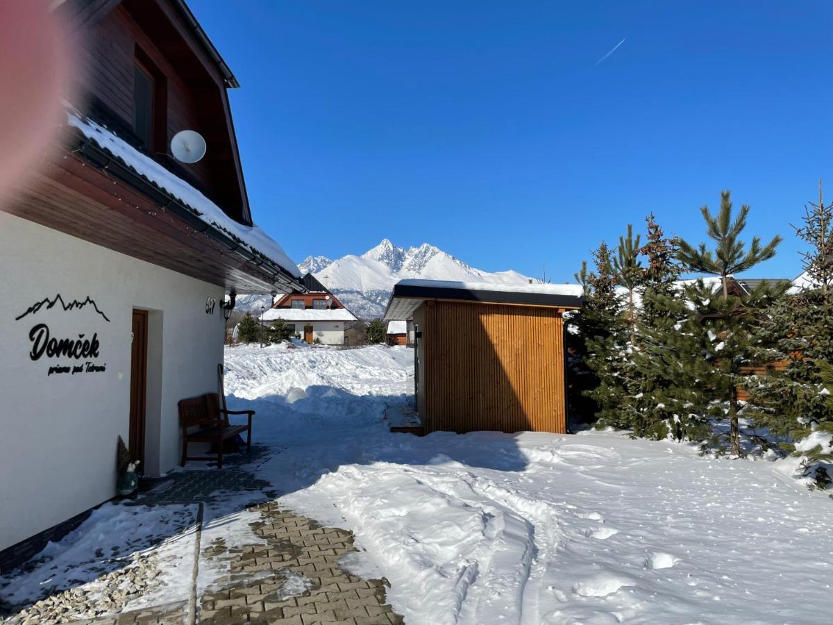 Domcek & Sauna Garden Stará Lesná Exteriér fotografie
